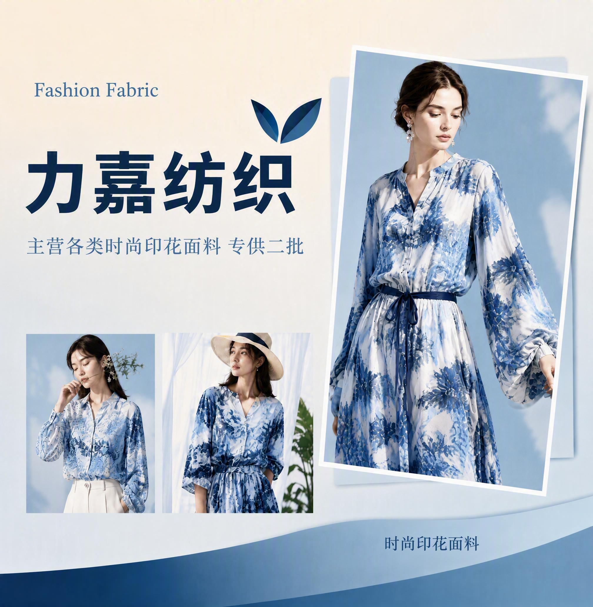 保留参考图的版式结构和构图不变，将整体配色方案更换为高级藏青蓝… - 图片创意预览