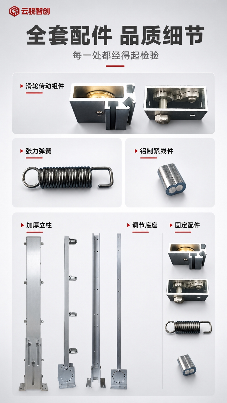 [商品] 使用【图1】张力电子围栏系统全套配件（滑轮组件、弹簧… - 图片创意预览