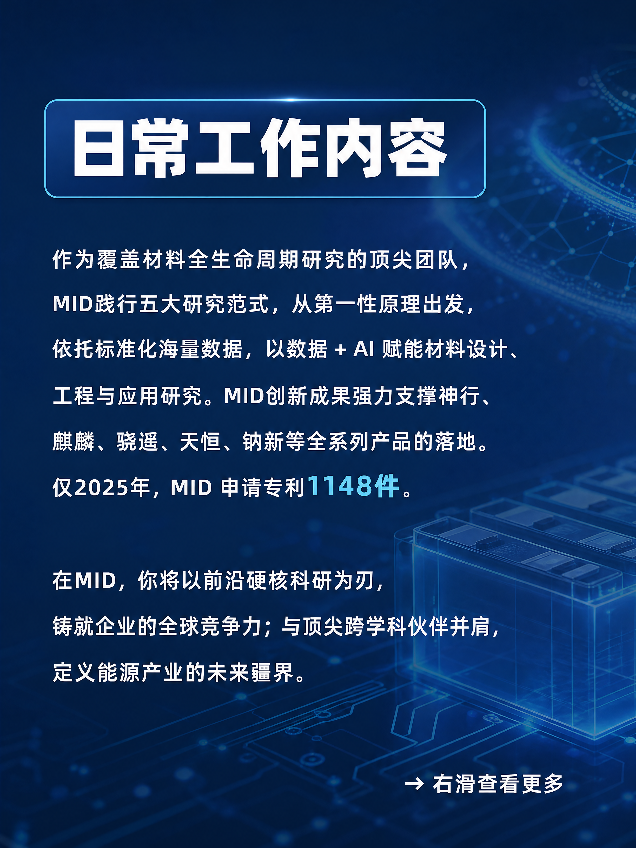 小红书笔记内页，纯大字长文介绍页，极简高端商务风，新能源蓝色基… - 图片创意预览