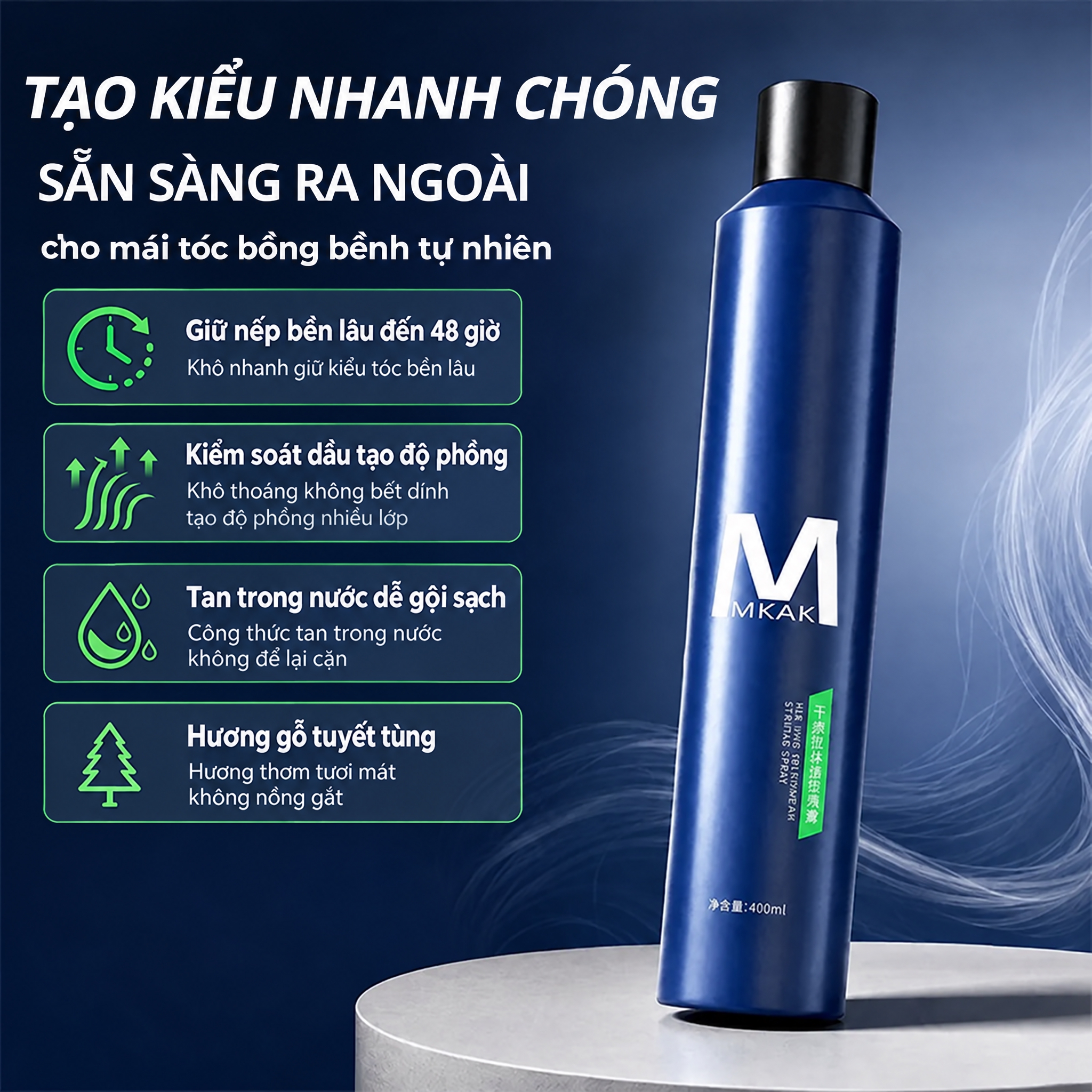 将左侧的文字'cho mái tóc bồng bềnh tự… - 图片创意预览
