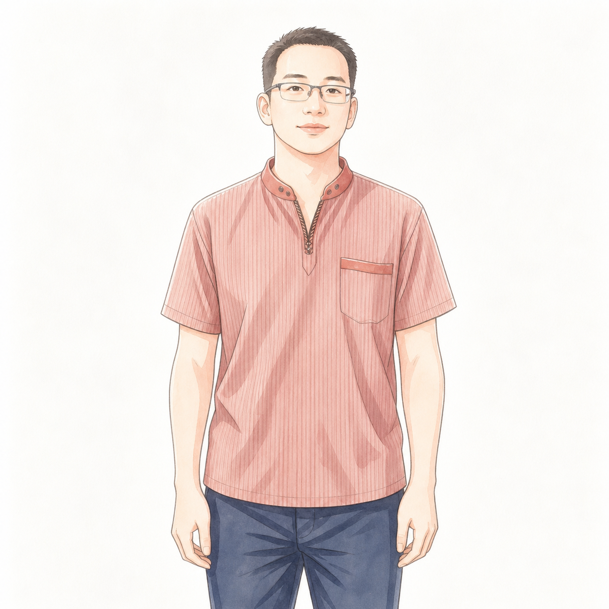 模仿图二和图三的柔和手绘水彩插画风格，增强自然的笔触质感和通透… - 图片创意预览