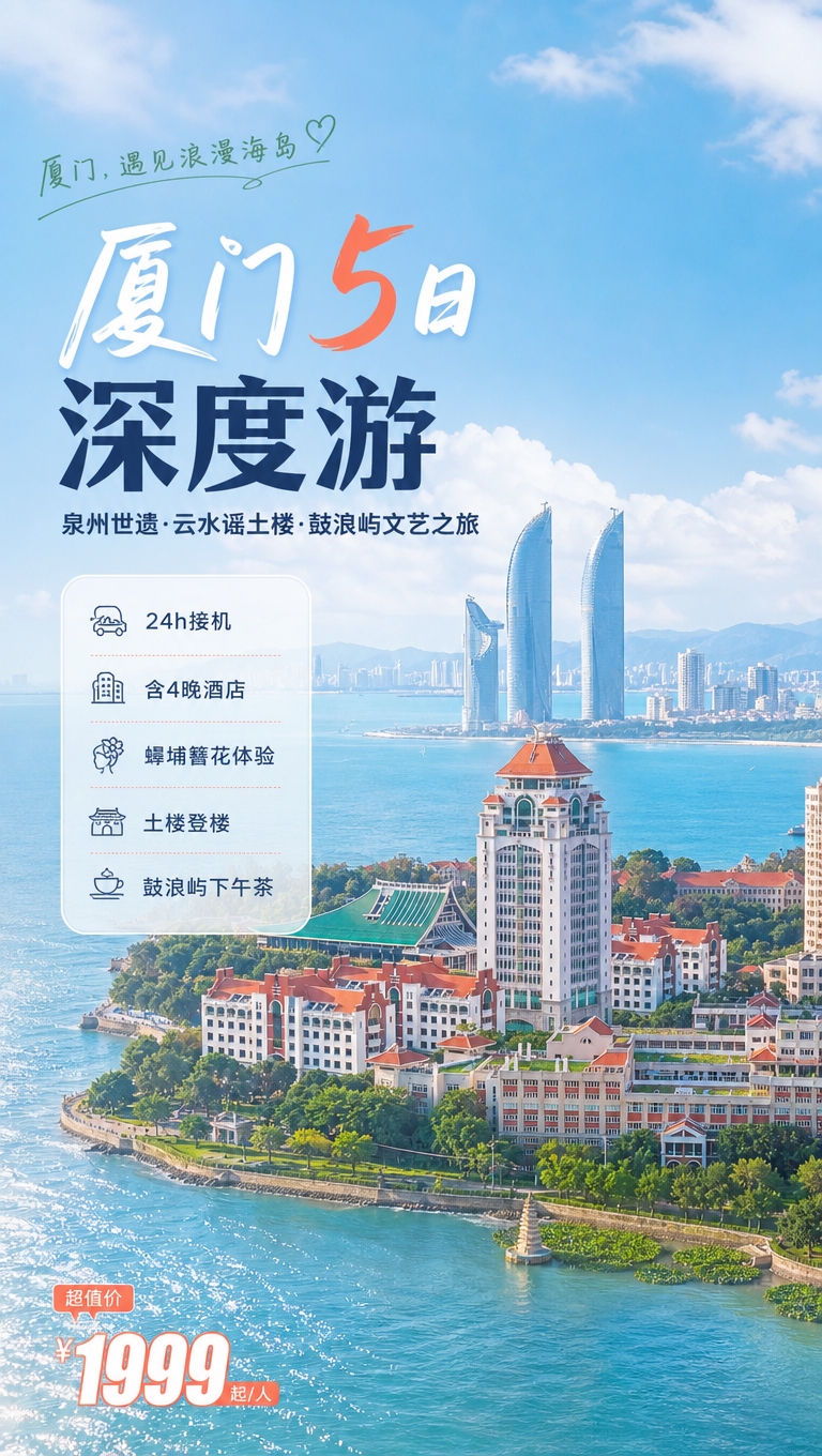[商品] 使用【图4】厦门大学海景航拍图、【图2】厦门双子塔校… - 图片创意预览