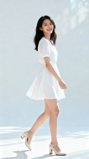 生成30张小姐姐全身照片预览效果