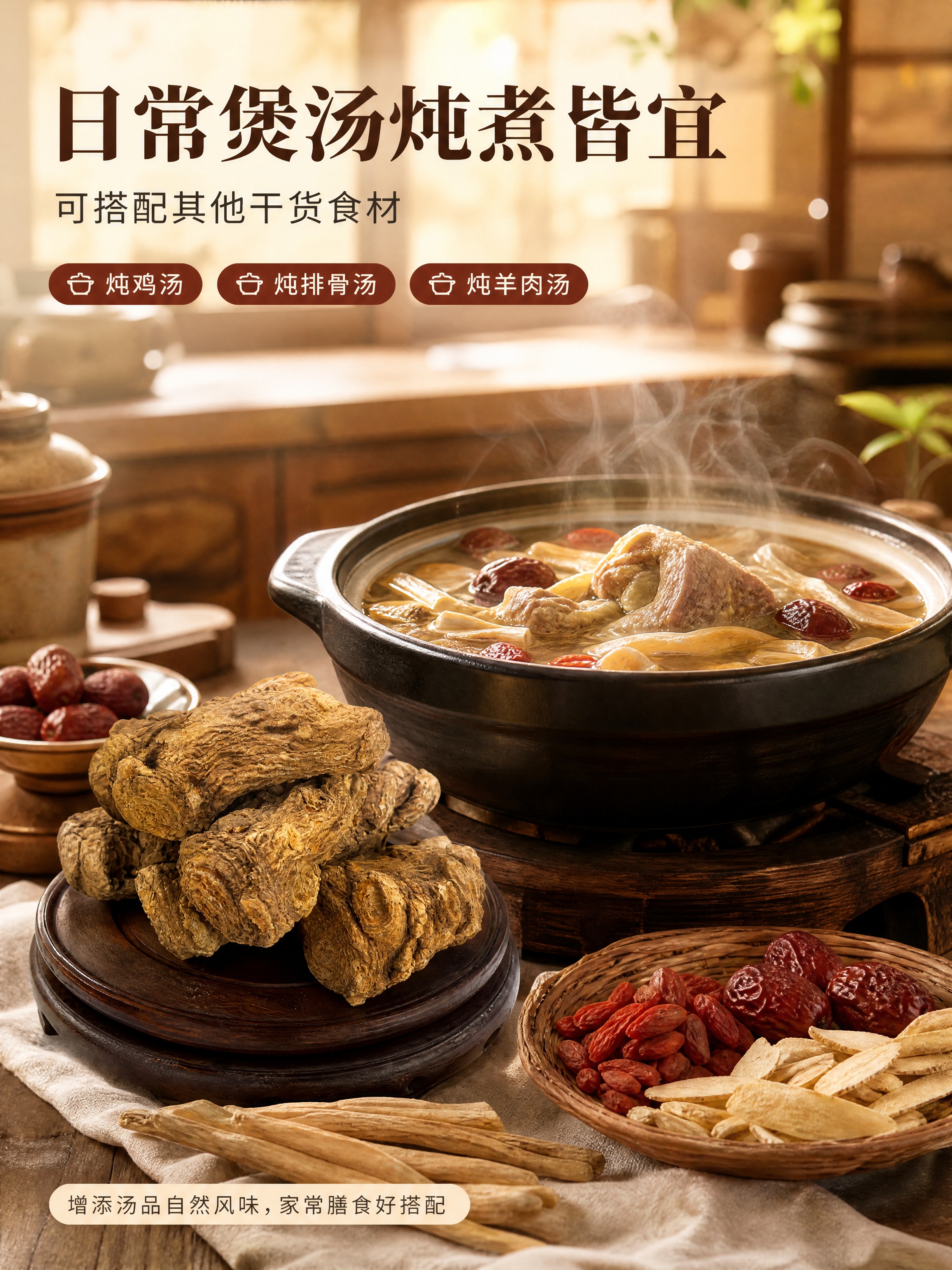 [商品] 使用【图3】精品当归头，堆叠在深色木雕花底座上；保留… - 图片创意预览
