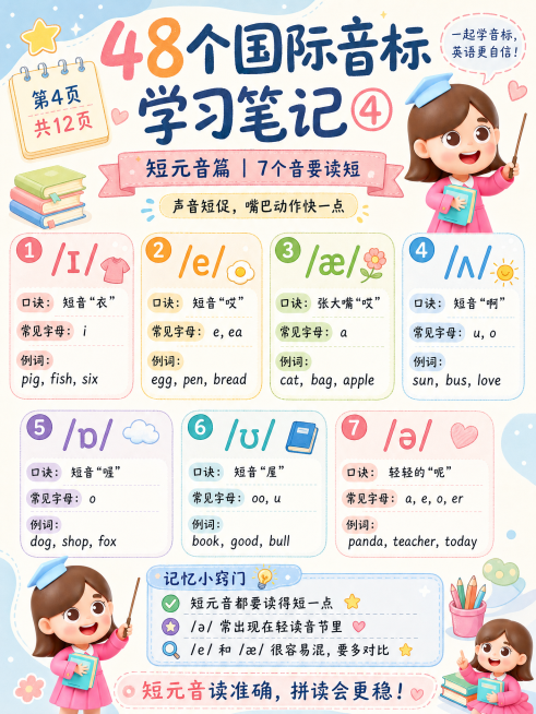 调整样式排版，改变字体颜色和底色，改为小清新童趣风格，保持文字内容不变，裁剪调整图片尺寸为小红书封面比例，将图中所有小猫替换成提供的3D卡通女孩形象预览效果
