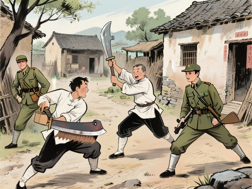 把他们的服装改为日军的服装预览效果
