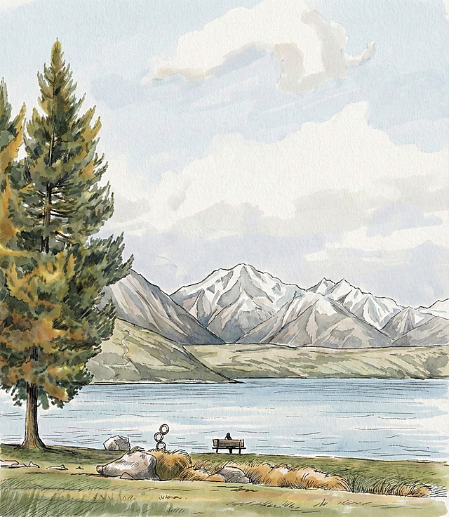 增加云朵的线条感