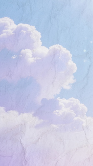 浅蓝与淡紫渐变色调的复古纸张纹理背景，保留纸张原有的细腻颗粒感和柔和斑驳质感，融入轻盈飘逸的云层元素，云层呈现半透明的淡紫色与浅蓝色渐变，光影从云层间隙洒落，形成柔和的光斑效果，整体画面保持淡雅的艺术氛围，色彩和谐统一，具有自然的纸张肌理和梦幻的云层光影效果。预览效果