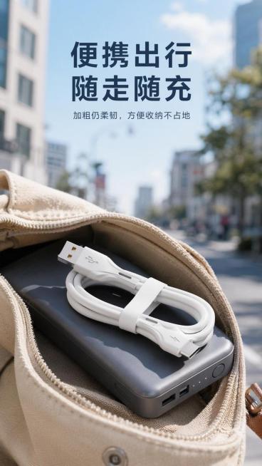 硅胶数据线预览效果