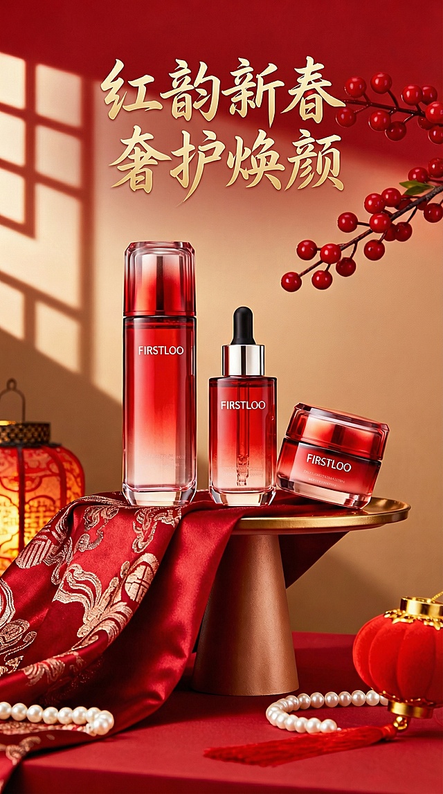 加标题红韵新春 奢护焕颜
