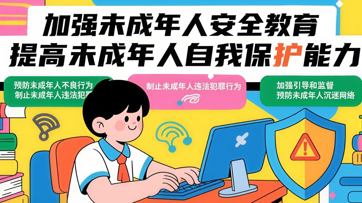 左边第一个绿色框中的文字，修改为：预防未成年人不良行为，制止未成年人违法犯罪预览效果