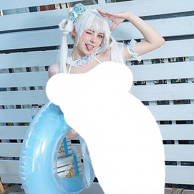 这4张图片，分别换成欧美国家年轻女人脸，同一个人的脸，不要亚洲人的脸，欧美人