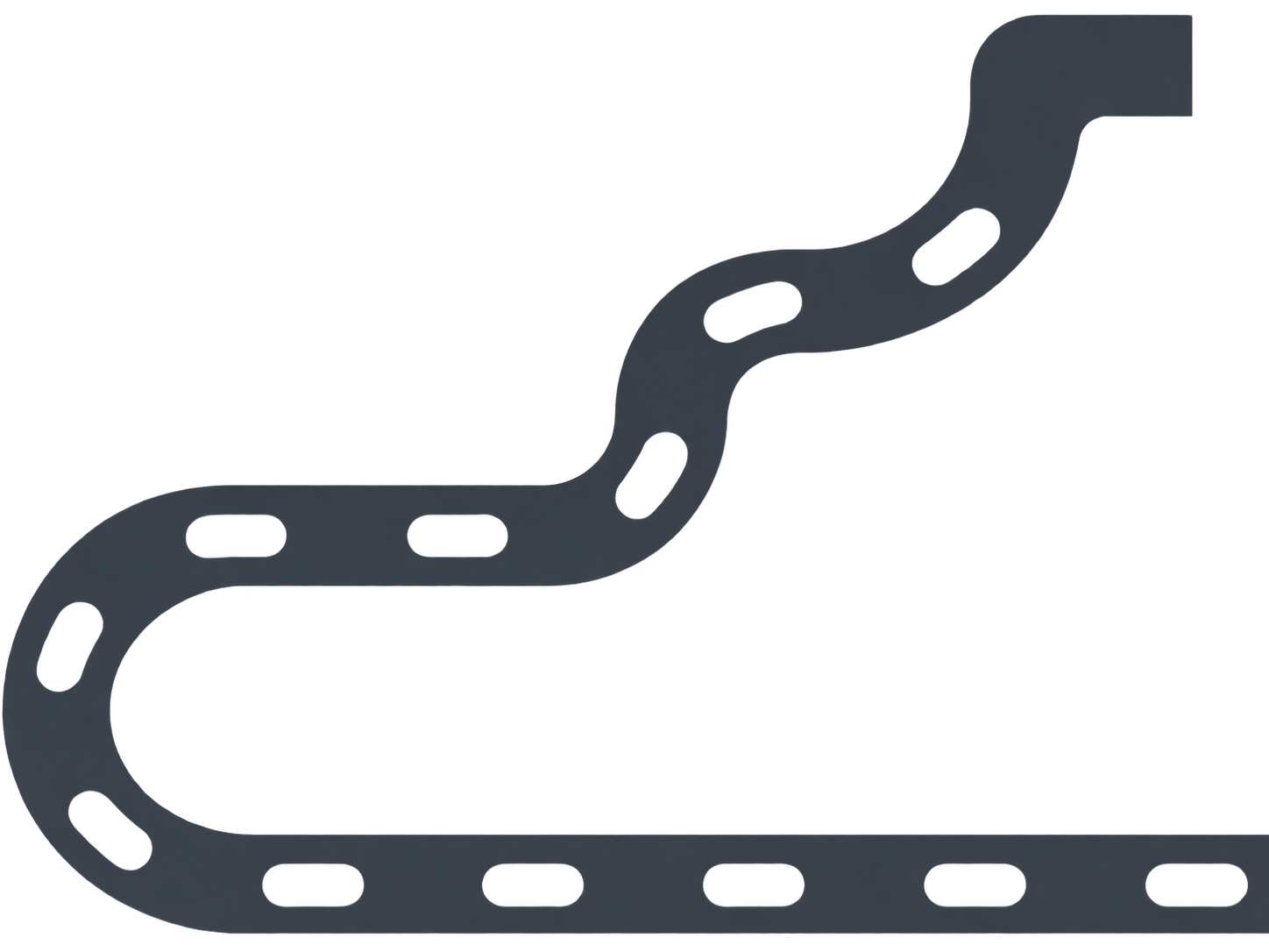 去除深灰色道路图形外侧的白色外轮廓描边，保持道路本身的深灰色颜… - 图片创意预览