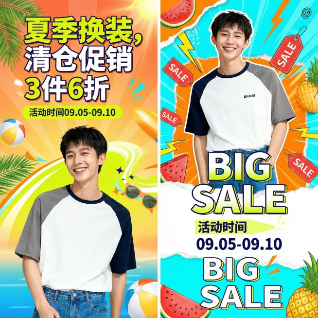分开预览效果