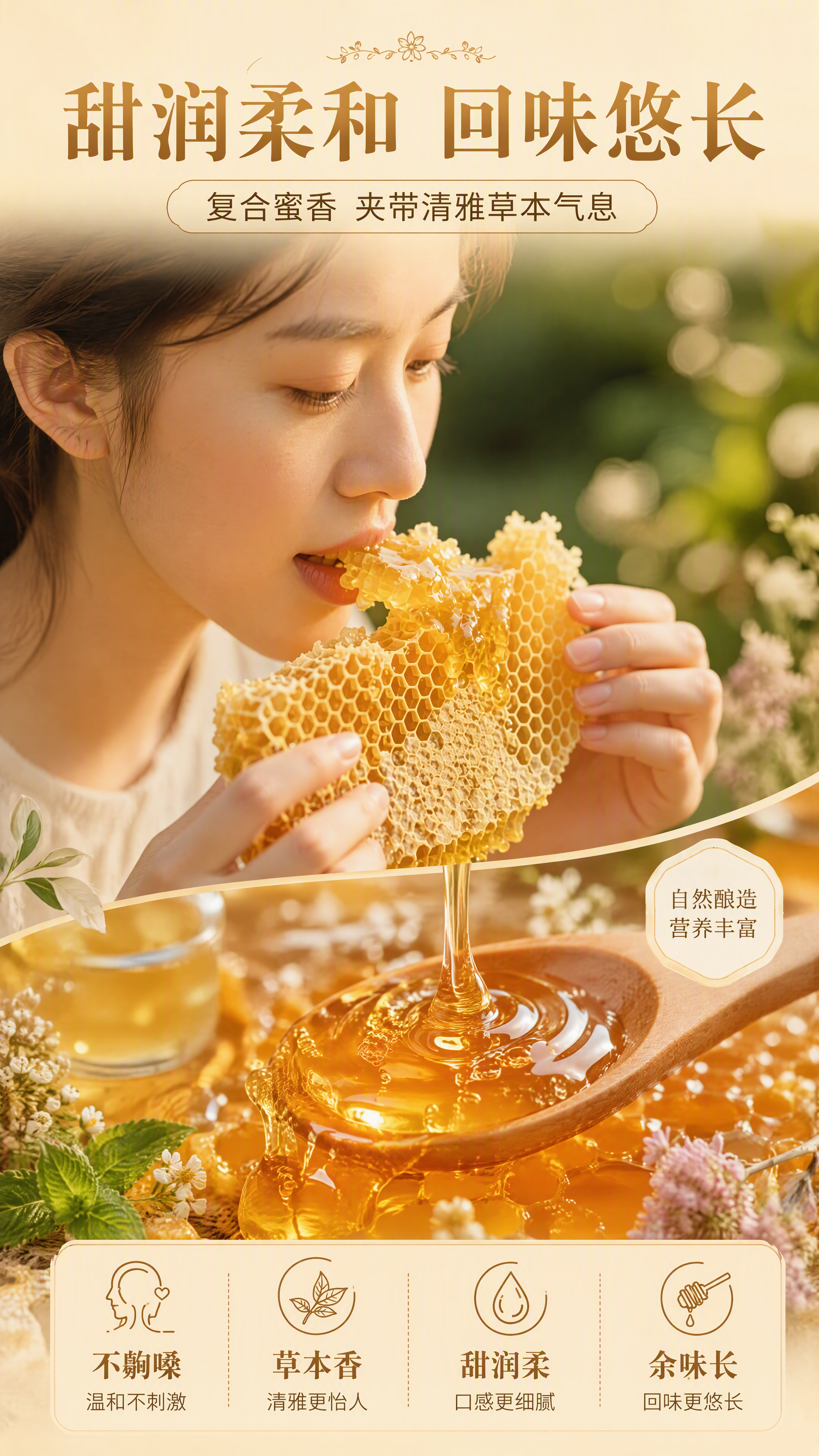 [第4张] 详情页口感与香气专页-复合蜜香甜润不齁。本张使用【… - 图片创意预览