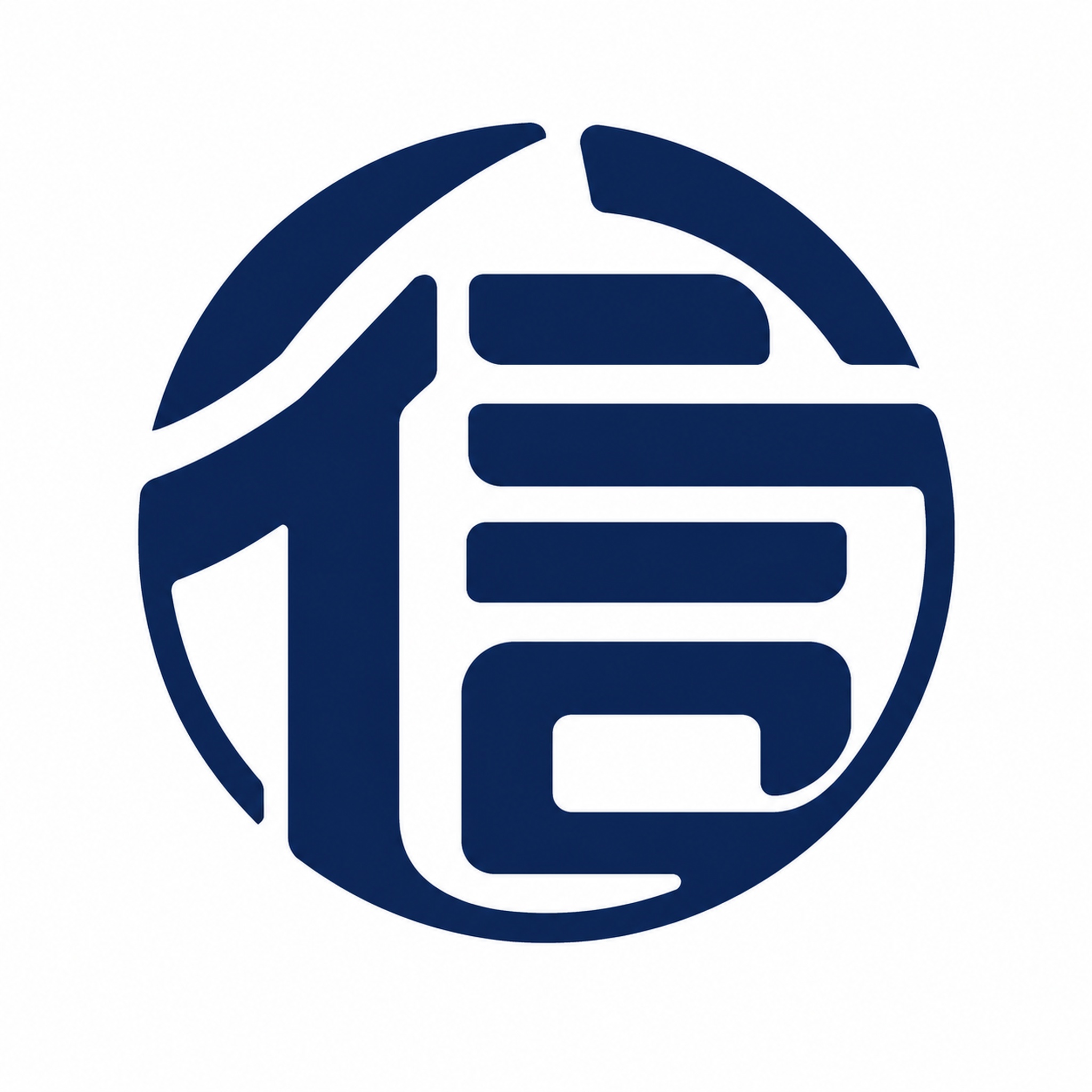 深蓝色字体，纯白色背景，干净的背景，现代创意黑体字体设计一个字… - 图片创意预览