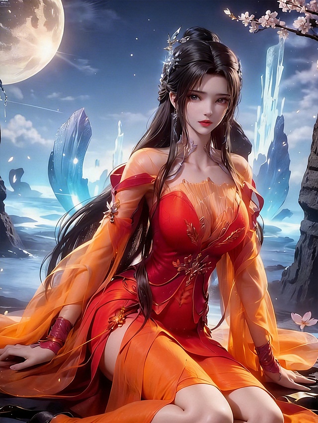 衣服变成红橙色