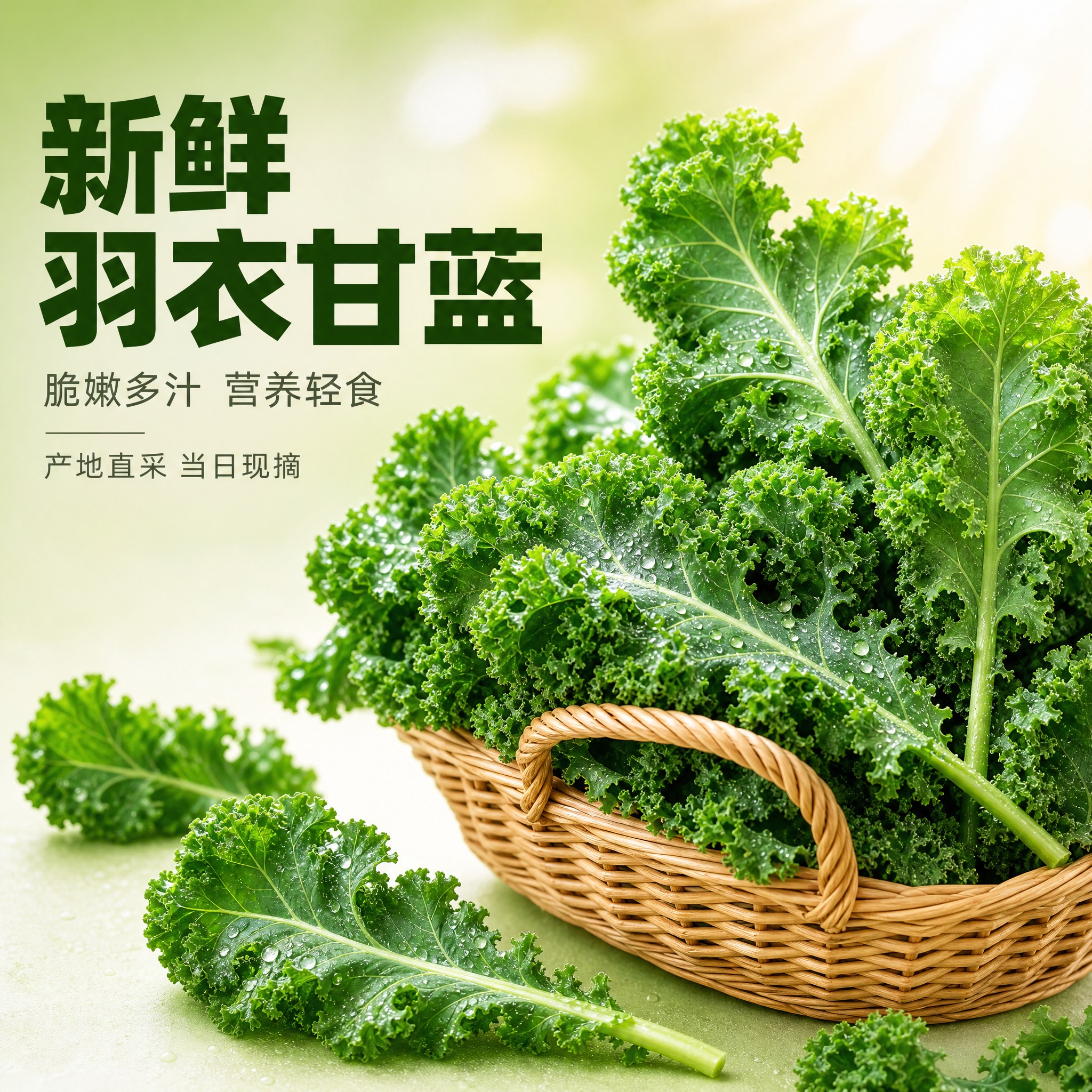 [主图-1] 主题：新鲜羽衣甘蓝 首图点击率 食欲感与新鲜度展… - 图片创意预览
