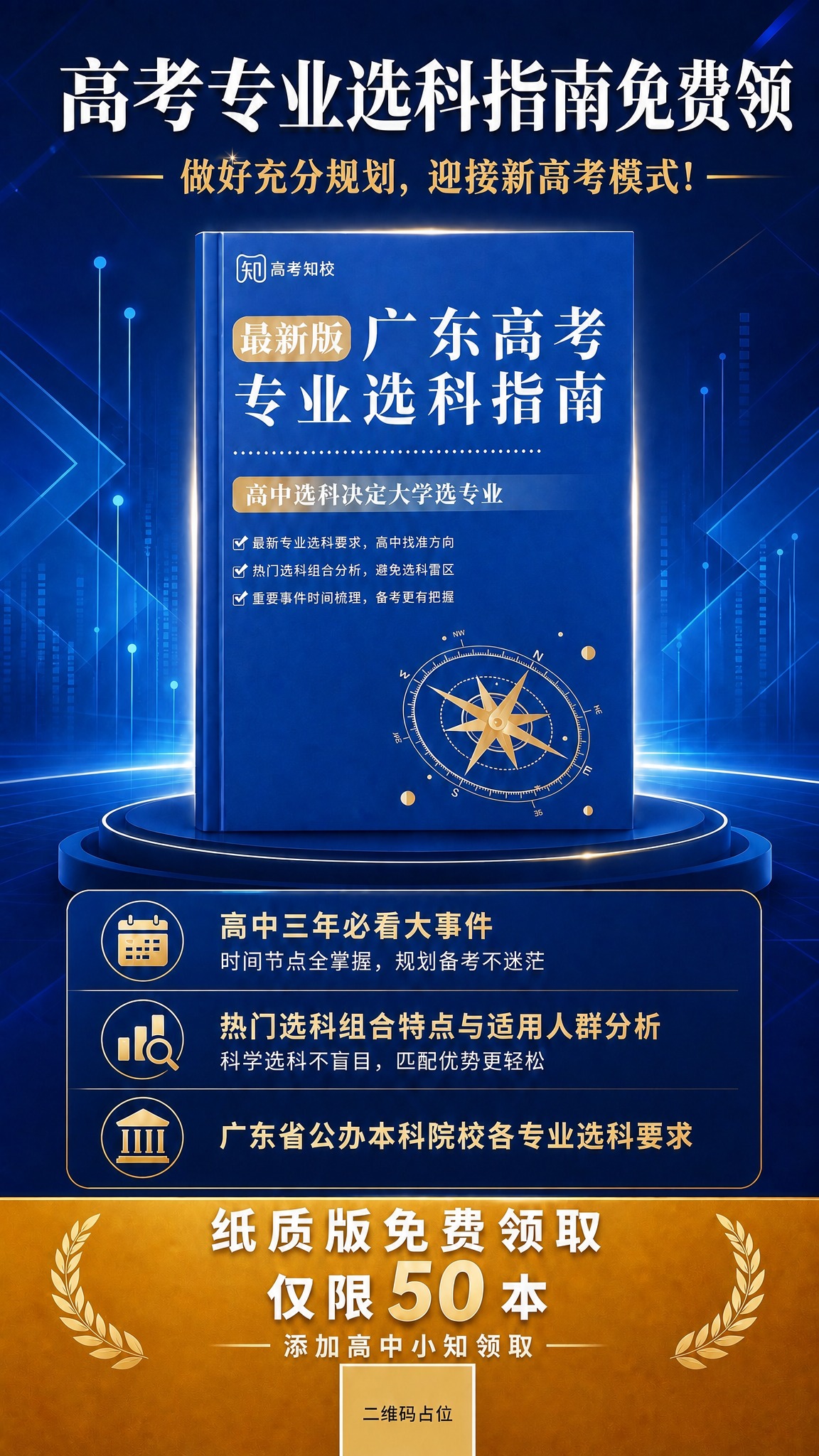 在原图基础上仅做一处修改：删除第三个卖点卡片（广东省公办本科院… - 图片创意预览