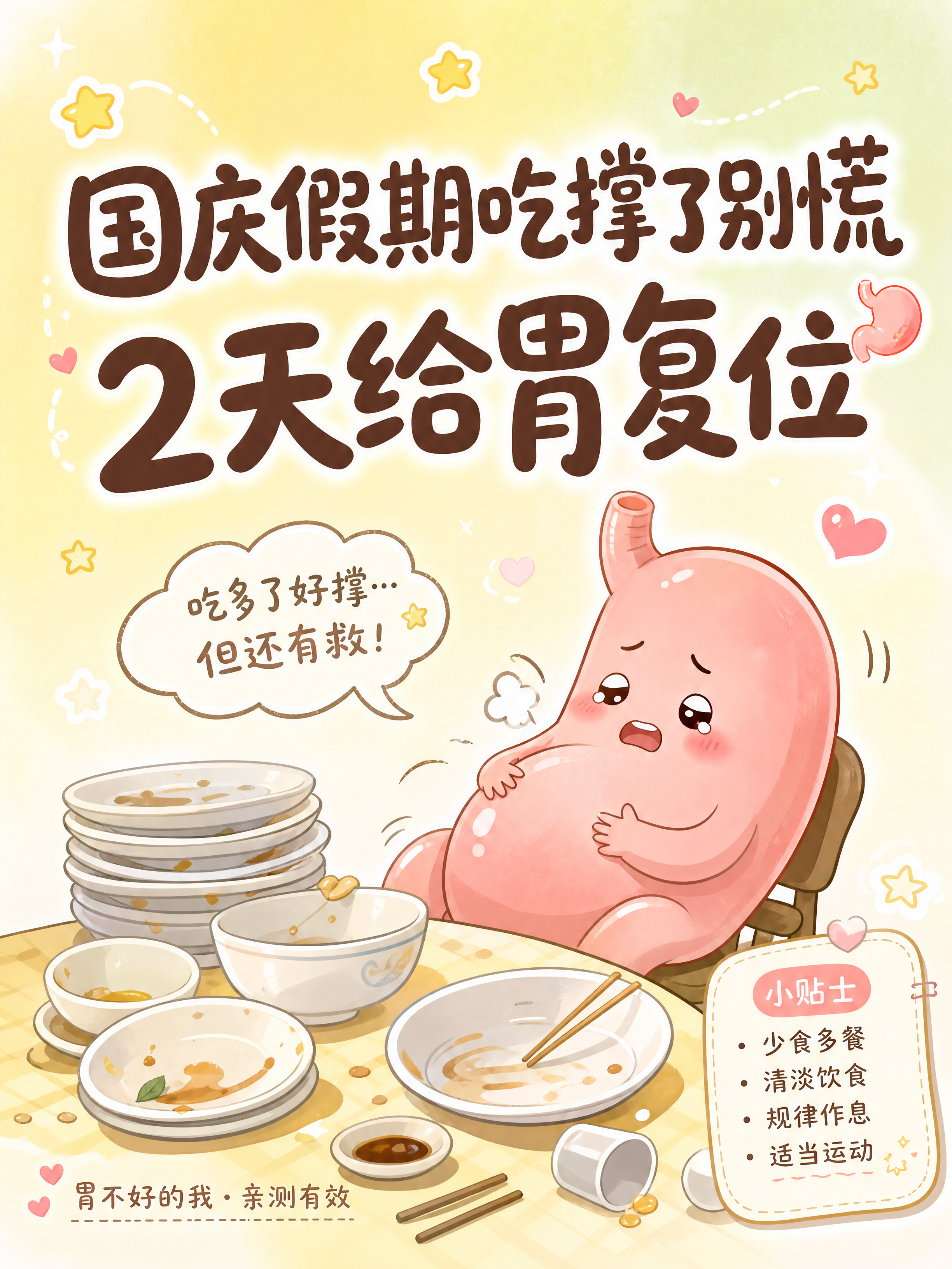 小红书笔记封面，插图大字，可爱软萌卡通科普风，版式精美，小红书… - 图片创意预览