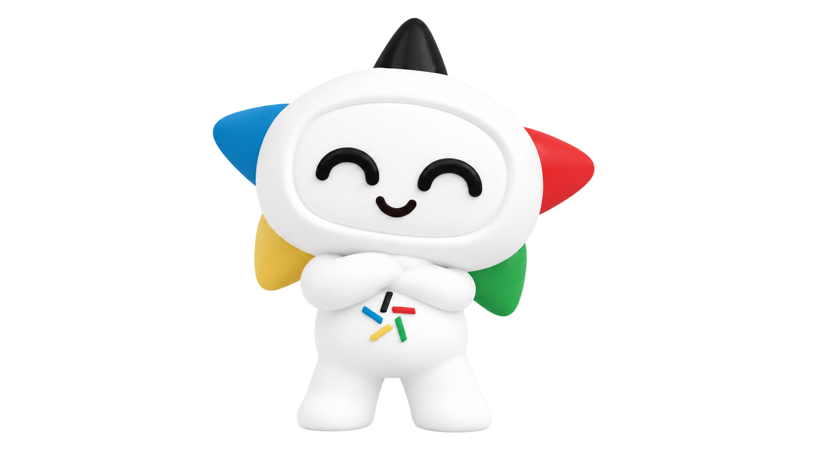 基于参考图中的乐小星IP形象，生成适合PPT章节页的3D吉祥物… - 图片创意预览