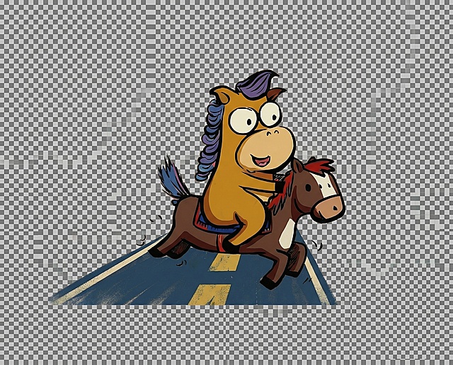 去除背景的线条与字母，保留主题与道路