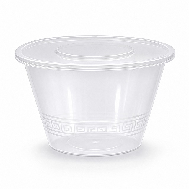 产品精修，产品置于纯白背景上，专业商业棚拍光，5500K标准中性白光，轮廓光，体积光，曝光正确，强烈真实立体感，接地处保留干净浅淡的自然接触阴影，严禁大片投影、脏灰阴影和悬浮感，主体居中，商品完整入画不裁切，商品外轮廓视觉体量约画面60%-80%，四边均匀留白约10%-20%，严禁满幅铺满与贴边顶满，极致超清画质，细节清晰锐利，商业级实拍质感，保留原图真实材质与结构细节，提升透明塑胶通透度和洁净度，清理灰雾、脏反光和浑浊感，保留透明边线和真实高光，明显提升商品表面洁净度，清理灰尘、污渍、指纹、油污、胶痕和霉点，让表面从脏旧发闷变为干净可售卖状态，修复划痕、磨损、掉漆、飞边毛刺和使用旧痕，翻新为干净商业新品感，去除手部，只保留餐盒产品，清除底纹、广告条、贴片、角标、文字残留、非商品自带Logo、水印、平台标识和杂色背景，锁定原图商品颜色，颜色以输入图为唯一参考，分段部件颜色边界按原图锁定，锁定原图商品轮廓、件数、部件位置、连接关系、标签文字和可见功能细节，只做精修不重绘结构，透明塑胶/PP餐盒质感，折射边线清晰，透明层次自然，表面通透，正视图，标准透视校正，正常透视焦段，保持同类机位，比例1:1