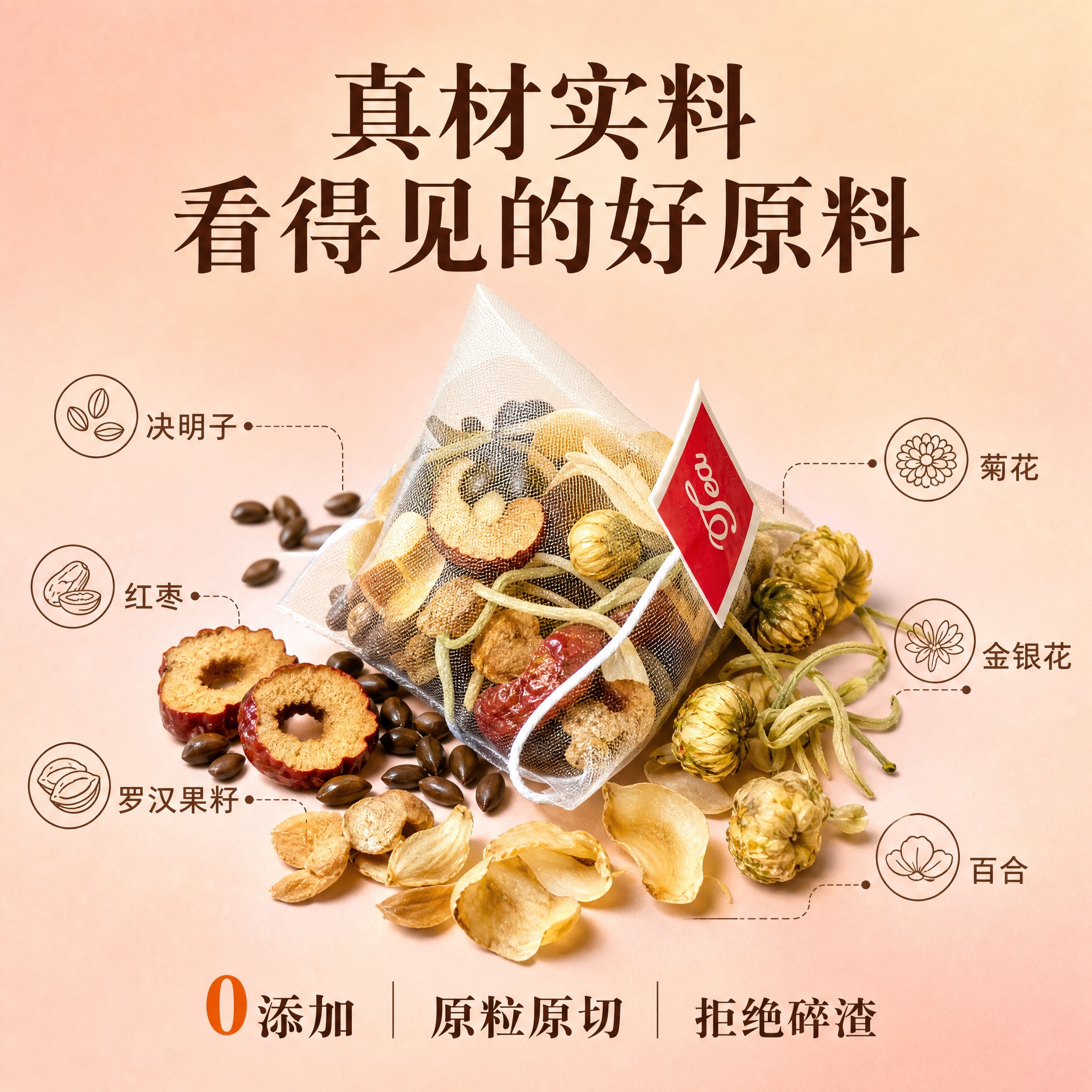[主图-2] 产品细节展示 真材实料原粒配料特写。 [统一基调… - 图片创意预览