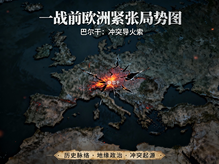 提示词：
4:3 ratio, dark vintage European map before World War I, cold and oppressive color palette, Bal预览效果