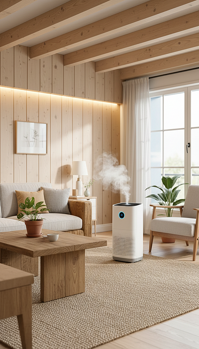 大师级摄影，高分辨率，将房间变成原木风风格