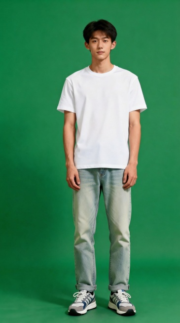 将画面中的人物调整至画面正中间预览效果