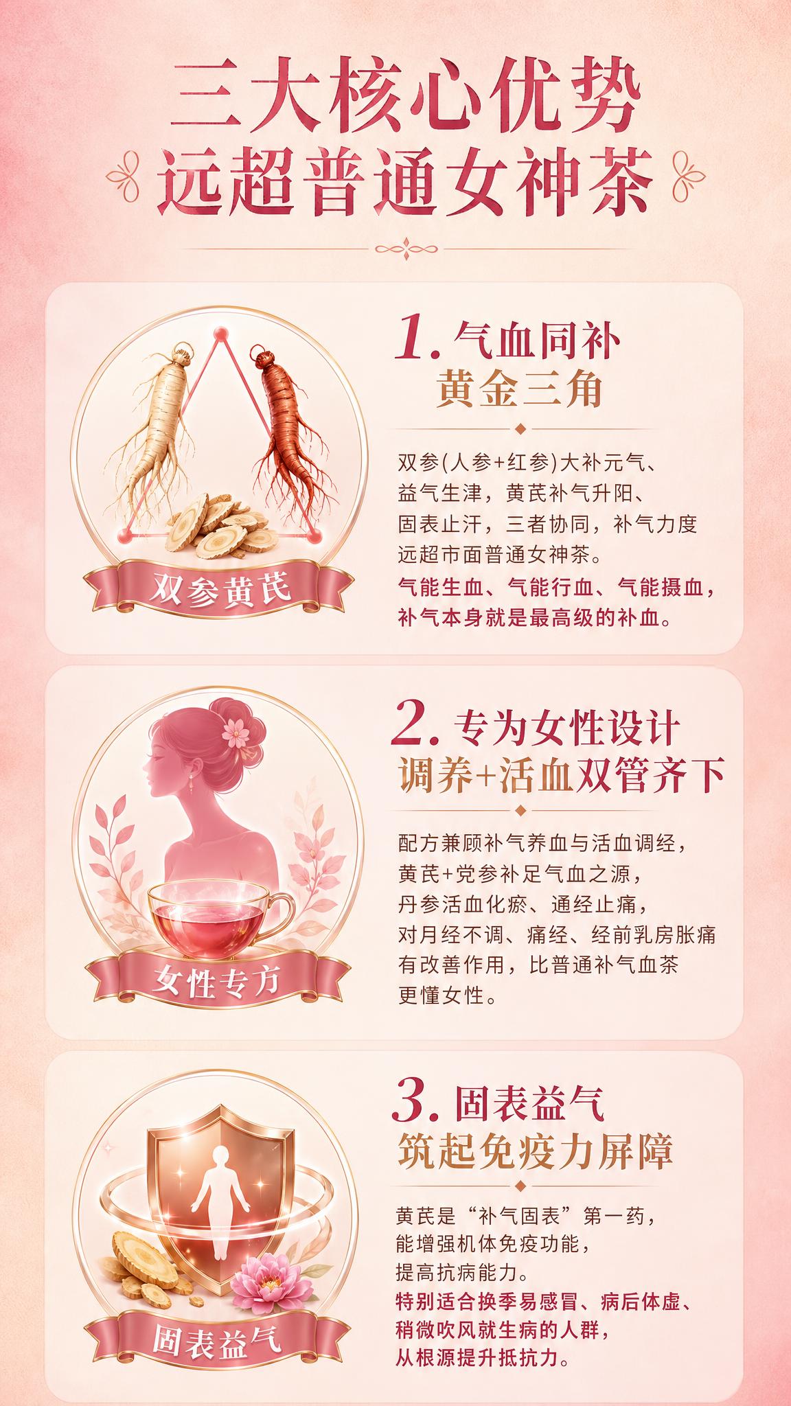 淘宝天猫详情页，9:16竖版，高级渐变粉米色纸质感背景。主题：… - 图片创意预览