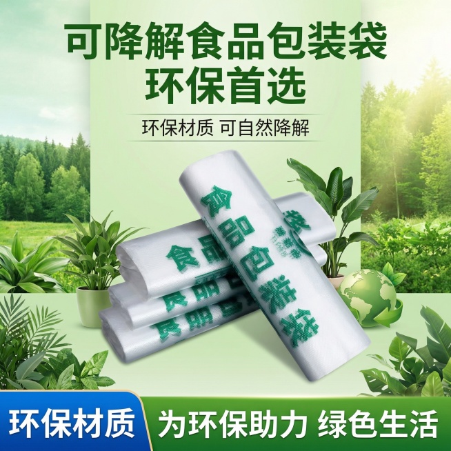 我的产品是食品包装袋，帮我做50张拼多多风格的主图预览效果