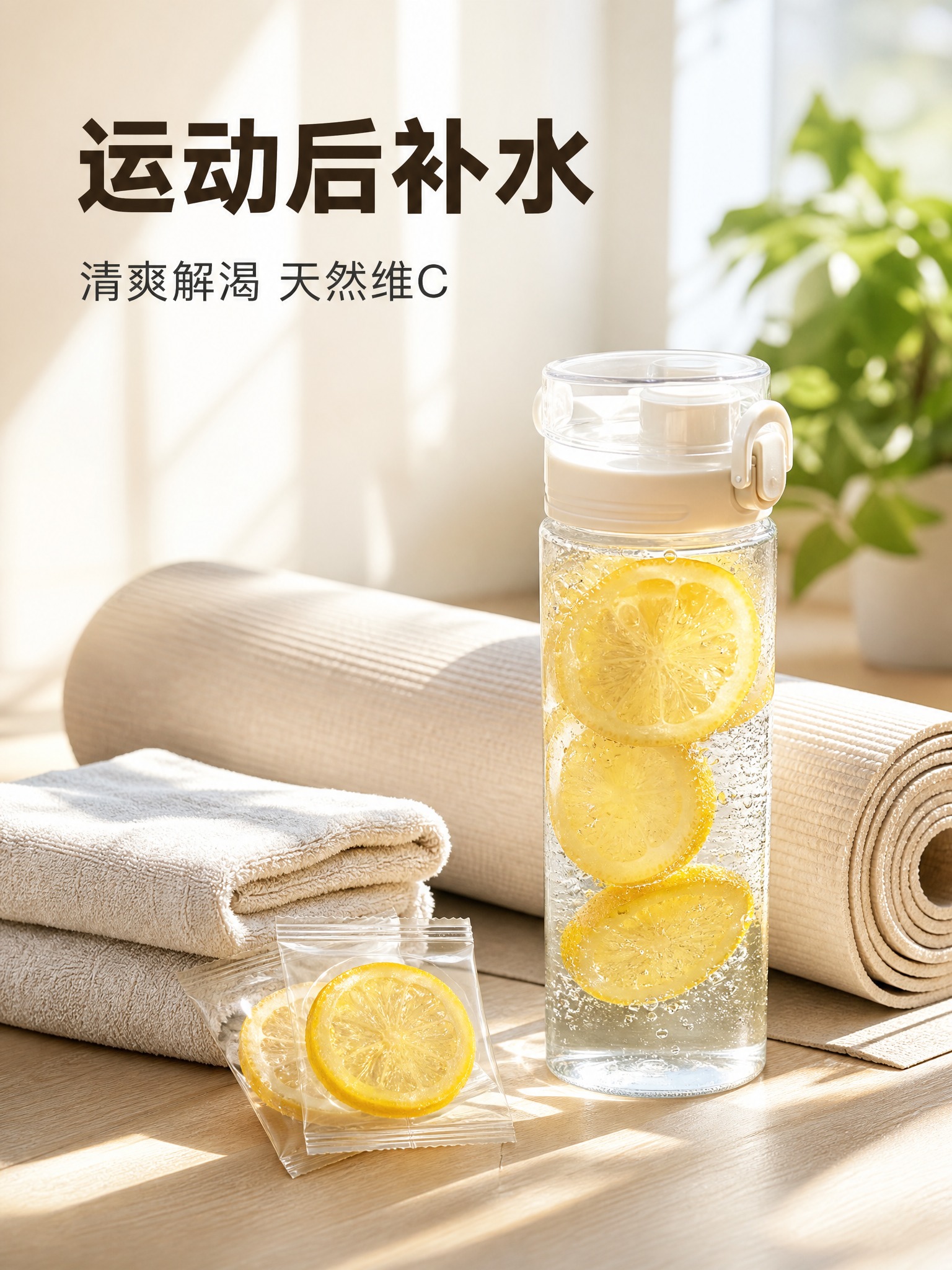 电商商品营销海报，9:16竖版，运动健康场景，画面中不出现人物… - 图片创意预览