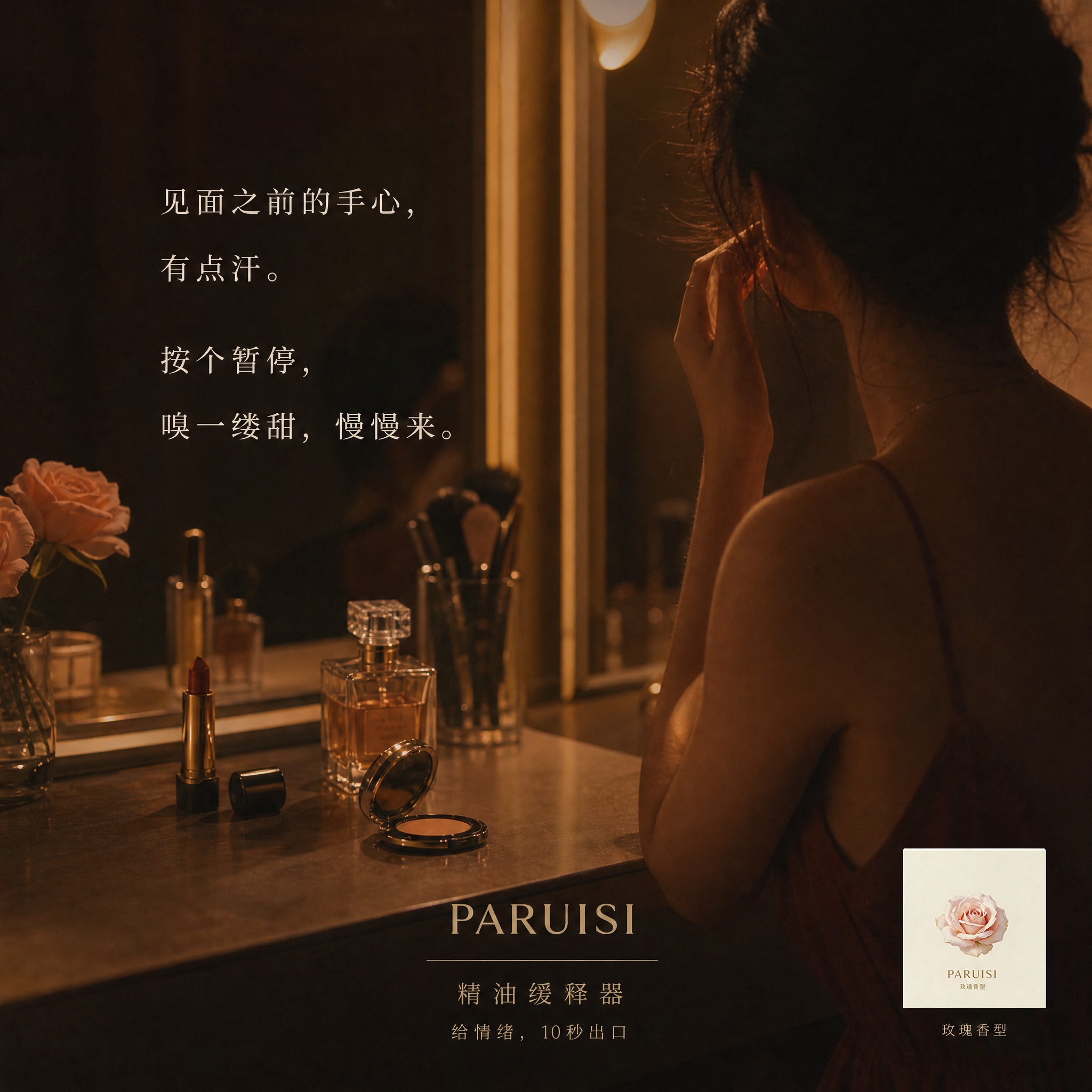 【10秒暂停键 · 约会前 玫瑰】PARUISI精油缓释器 朋… - 图片创意预览