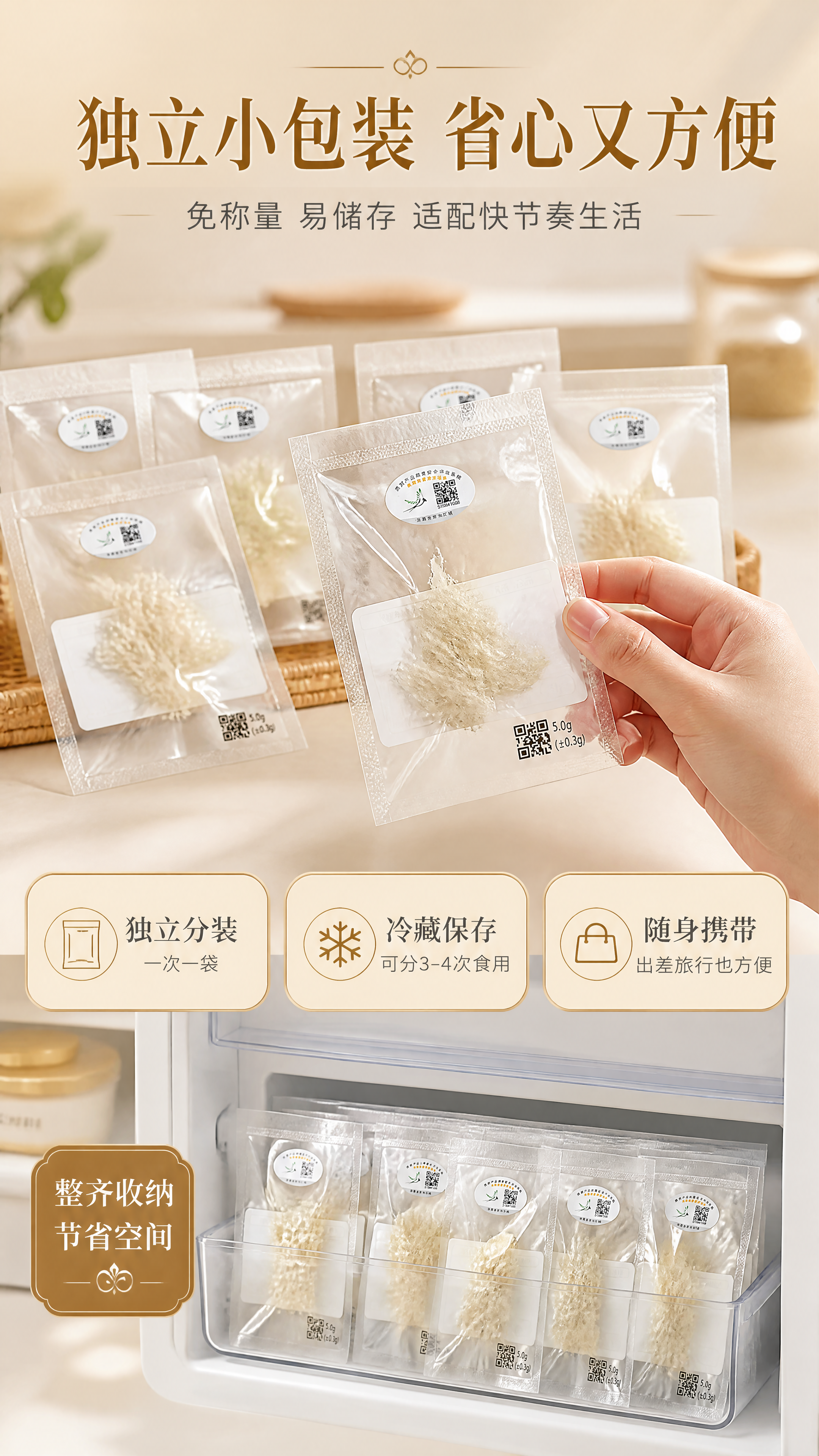 [商品] 使用【图2】独立真空包装燕角（透明袋、溯源码标签、5… - 图片创意预览