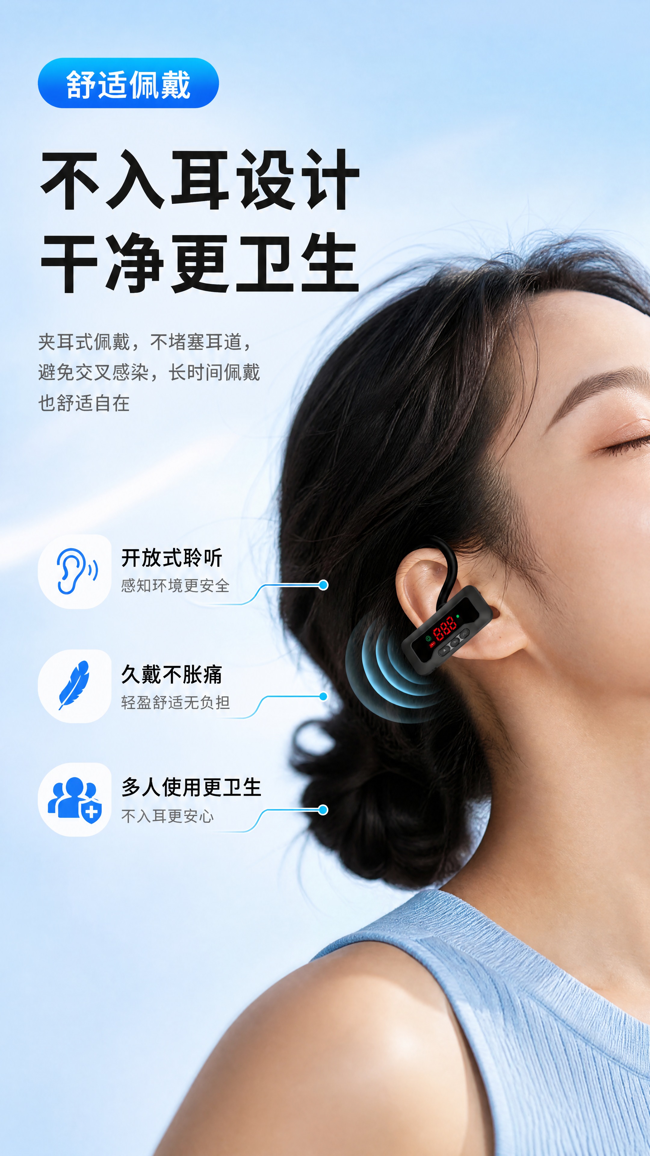 [商品] 使用【图2】夹耳式接收器；保留黑色机身、红色数字显示… - 图片创意预览