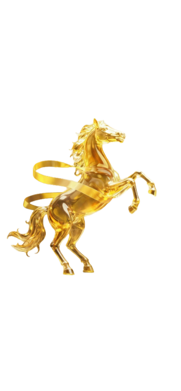 将马变成金黄色预览效果