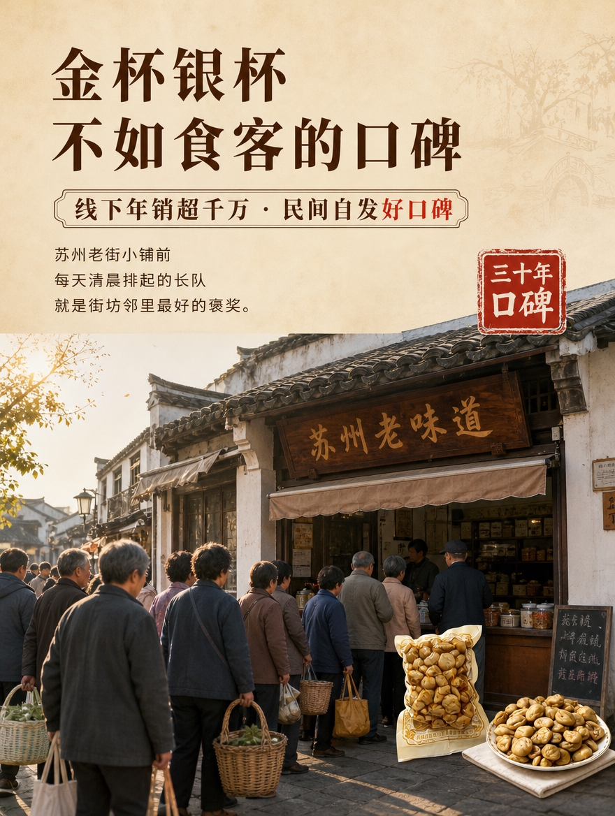 [商品] 使用【图1】真空袋装小萝卜头酱菜做右下角产品点缀；保… - 图片创意预览