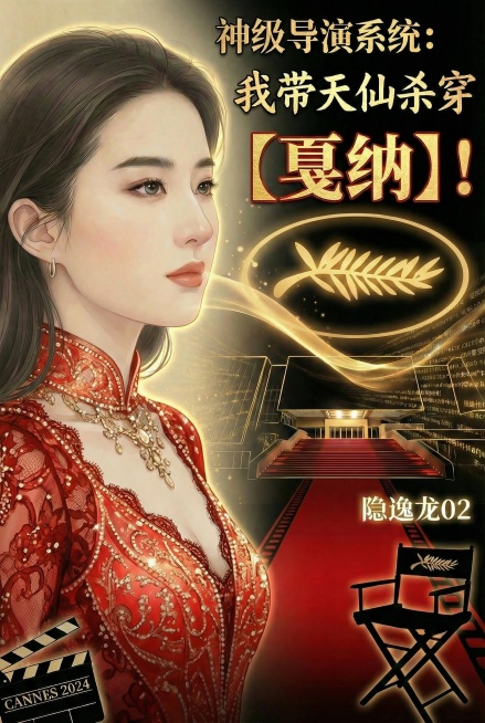 将女星的衣服改为亮红色，与黑金配色的书名形成强烈对比，其余元素保持不变预览效果