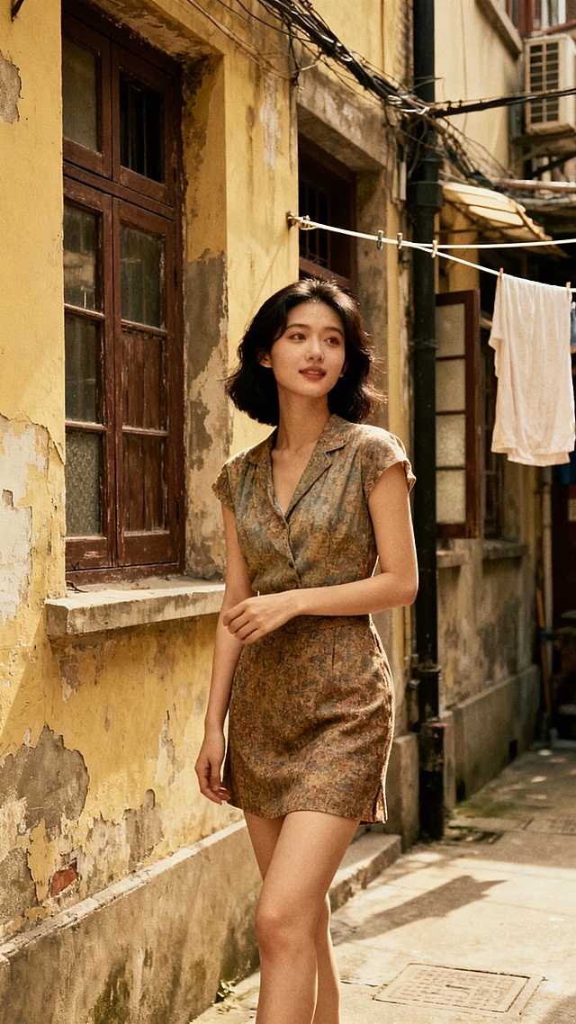 生成50张漂亮小姐姐全身照片，穿超短裙的，单张单张，不要合集