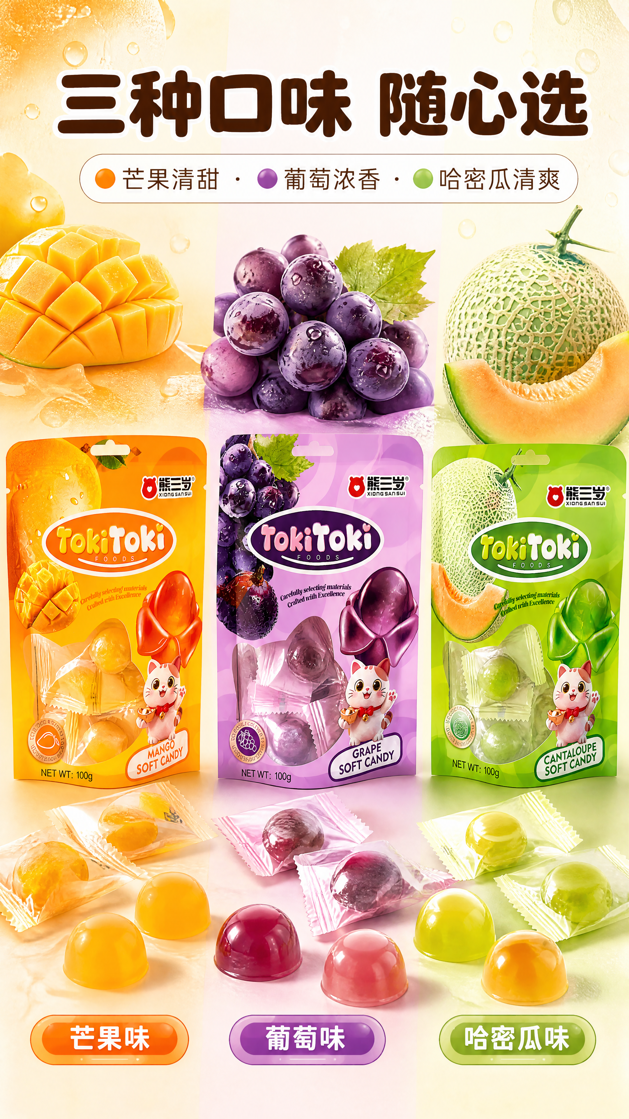 [商品] 使用【图4】【图5】芒果味、【图7】【图8】葡萄味、… - 图片创意预览