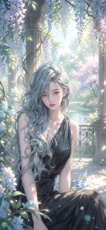 换个跟人物搭配的背景预览效果