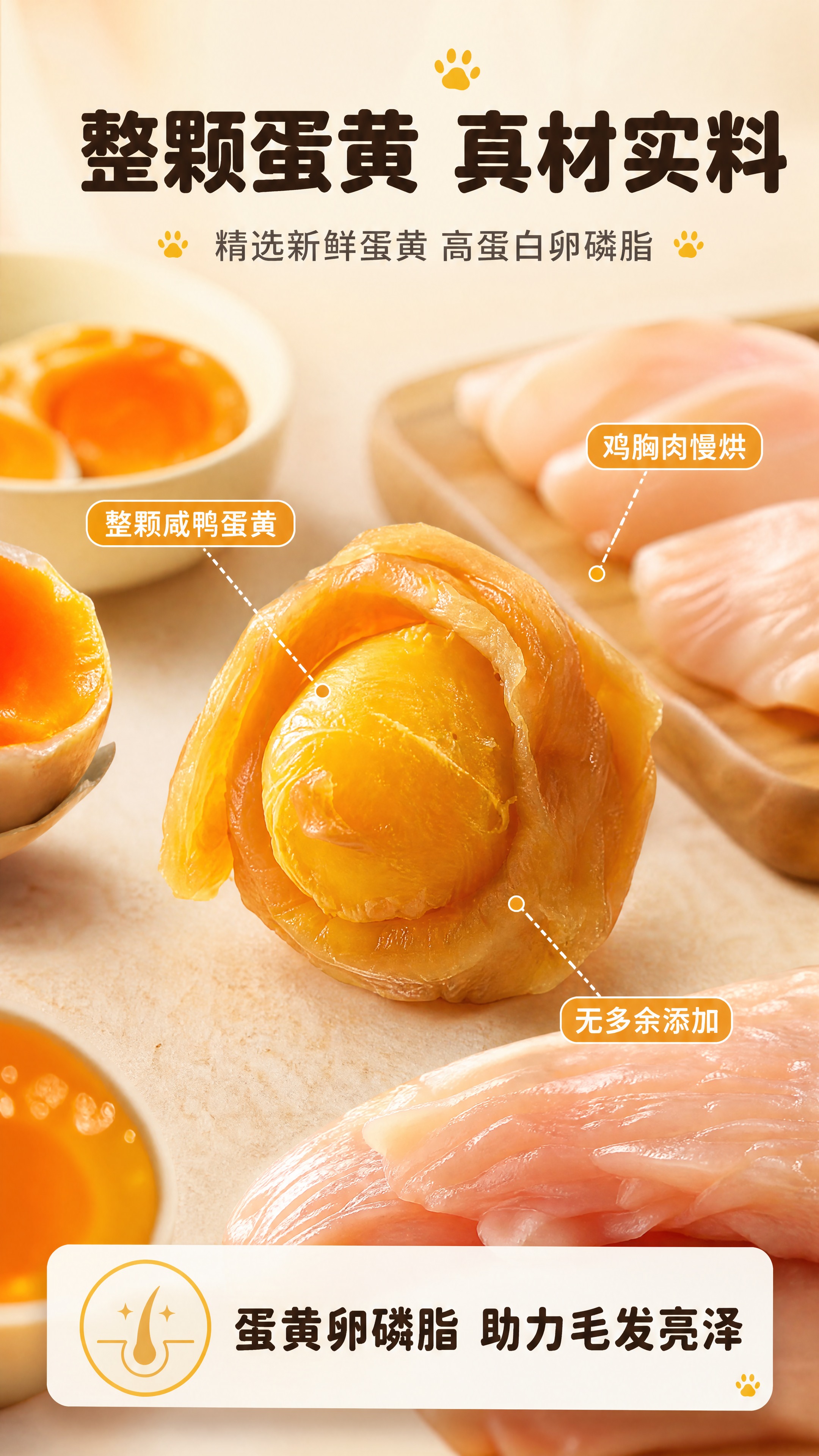 [商品] 使用【图8】手指捏持的鸡肉绕蛋黄（浅色款）；保留整颗… - 图片创意预览