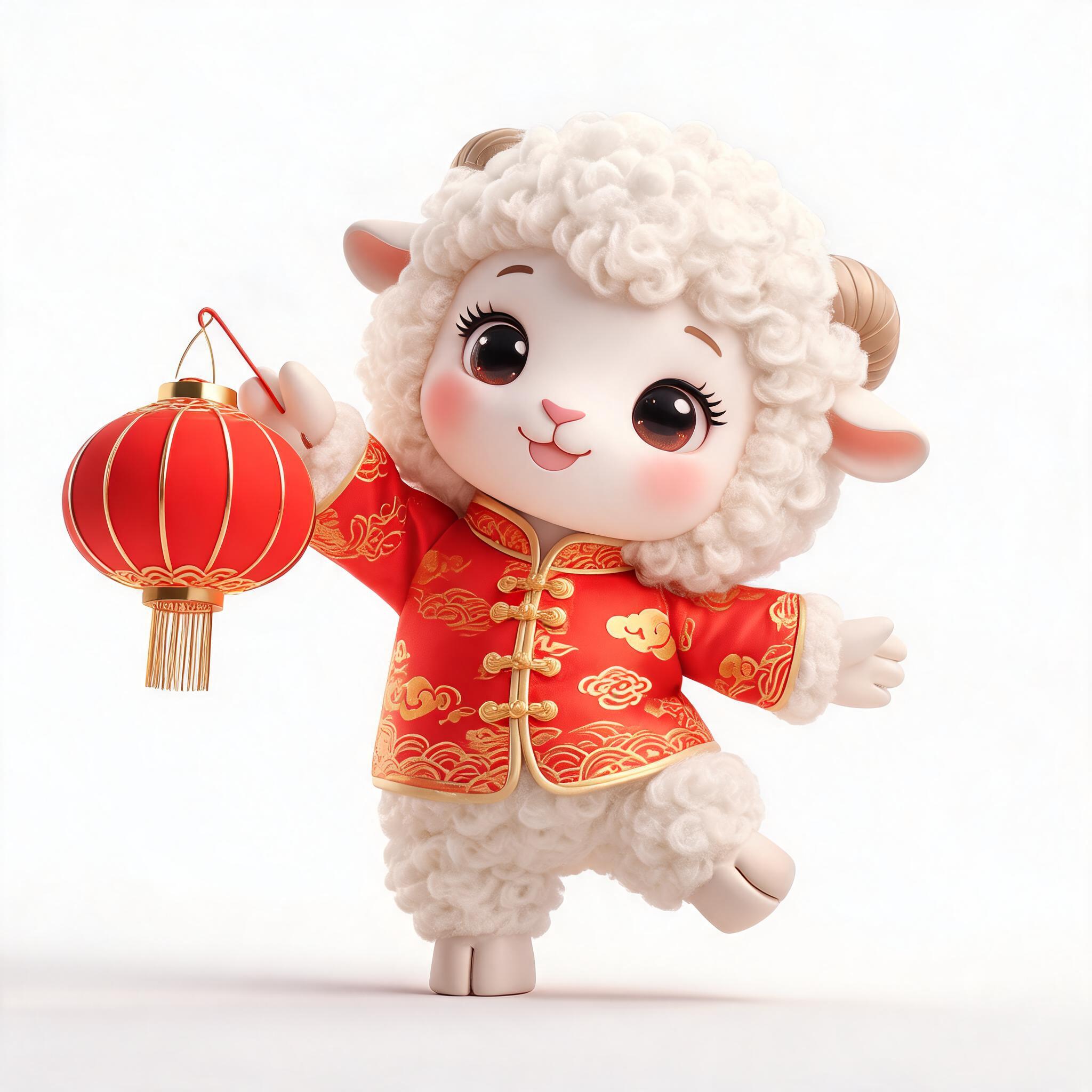 羊年吉祥物 - 图片创意预览