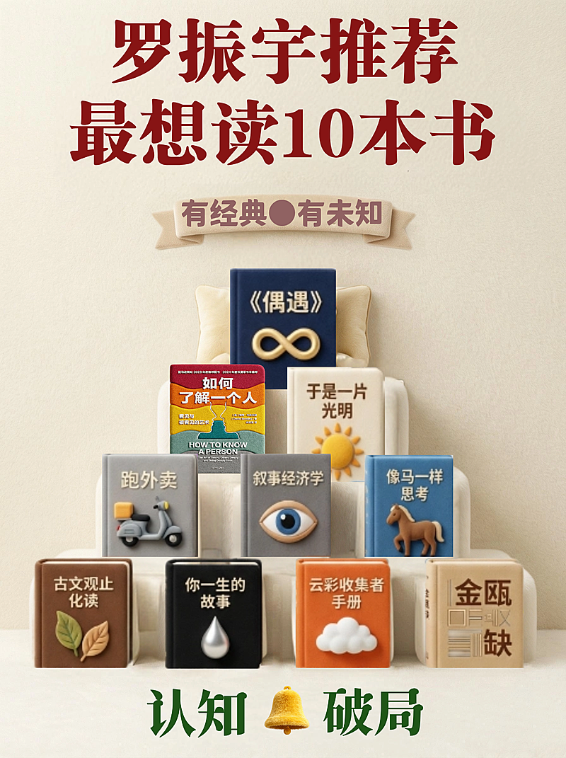 书籍推荐生活分享小红书封面