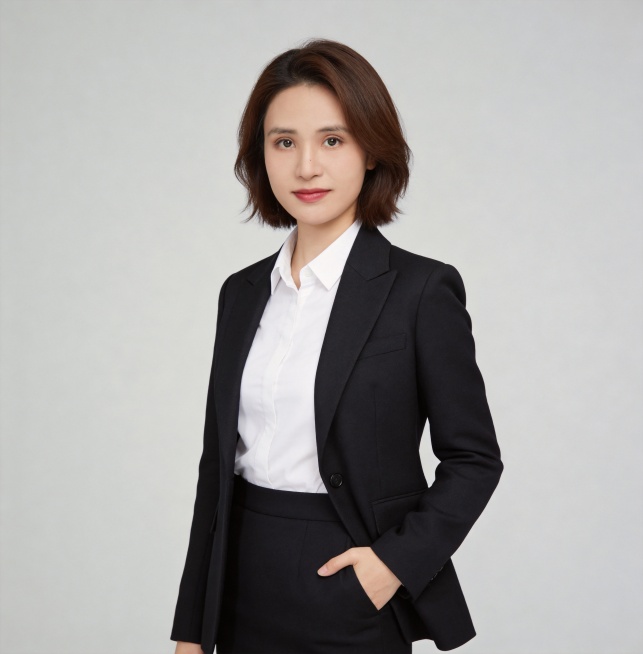 参考图中保留人物脸型、发型、年龄等特征生成职场形象照,标准焦段50mm,f/4光圈(f/2.8-f/4区间),平视视角(镜头与人物视线齐平);人物占画面70%,人物居中(居中构图),位于画面中心,为视预览效果