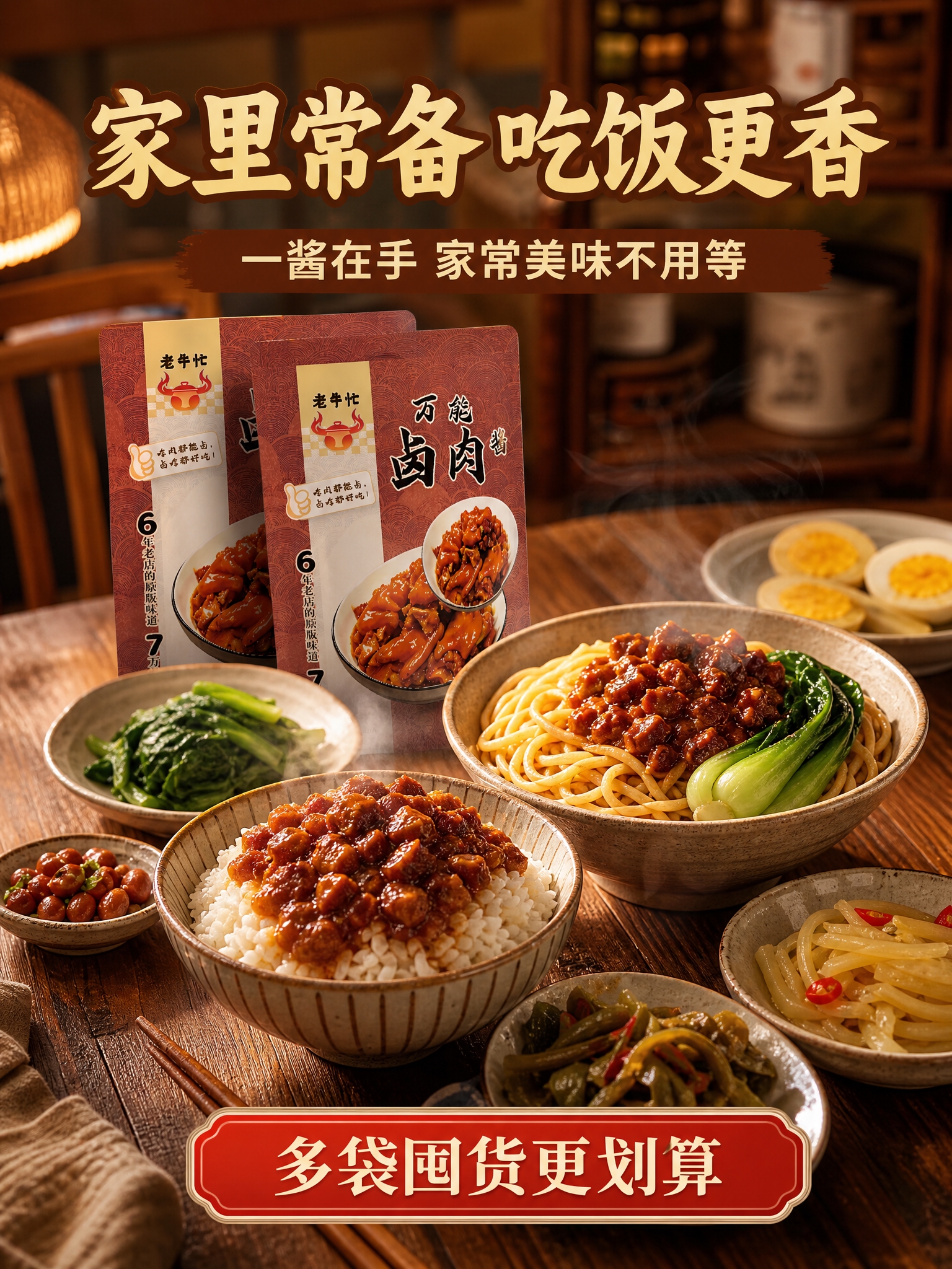 电商详情页第10张-收尾转化，3:4竖版。延续暖棕木质风格。画… - 图片创意预览