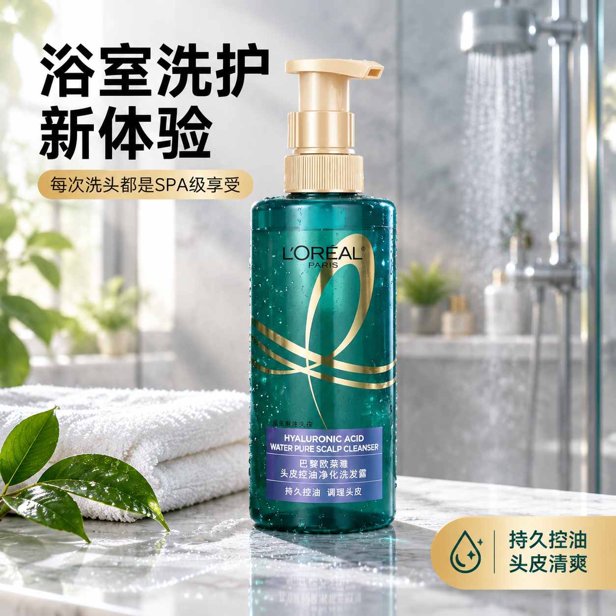 [主图-5] 浴室真实使用场景图，展示产品在浴室环境中的使用氛… - 图片创意预览