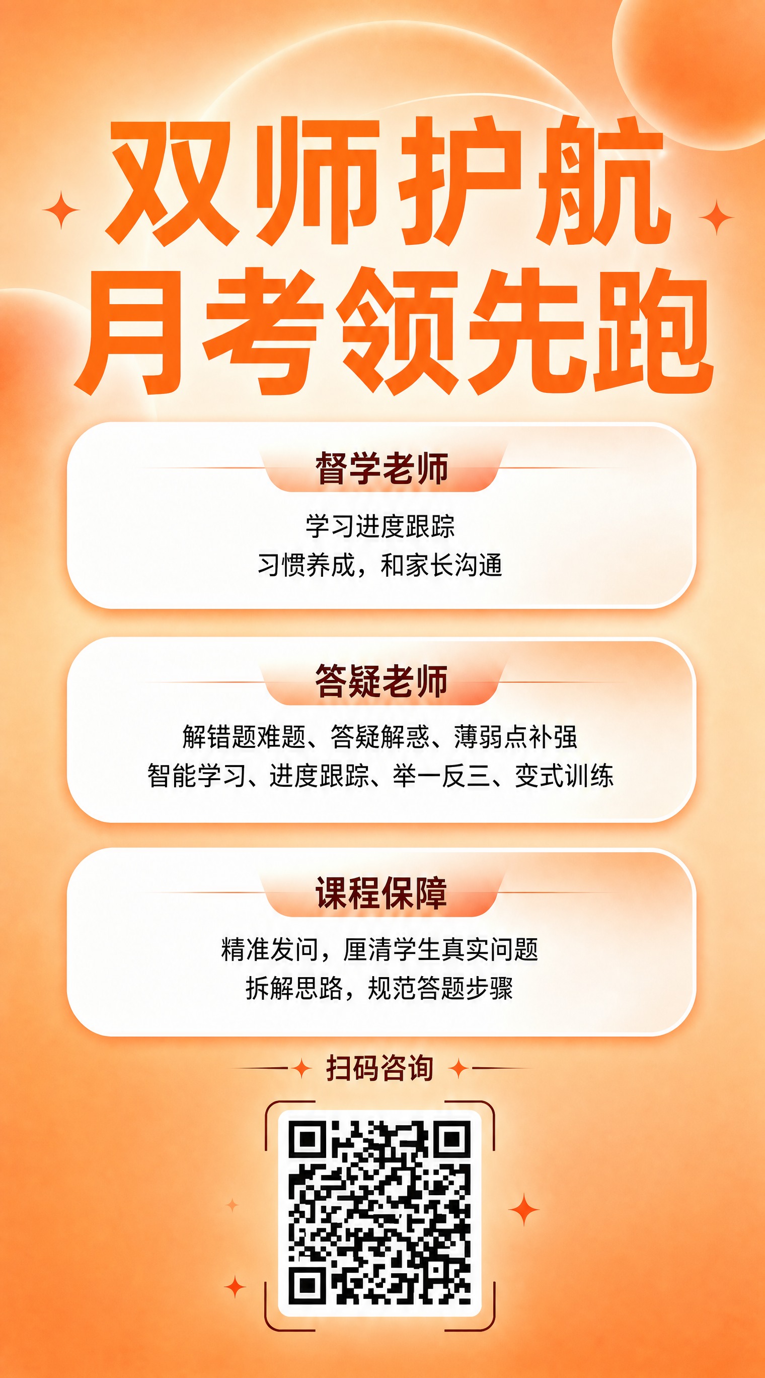 基于参考图进行修改，保持整体版式、三个卡片结构、底部二维码和扫… - 图片创意预览